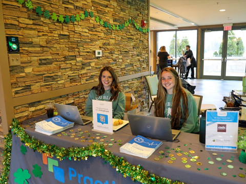 PracticeMatch Career Fairs welcome committee